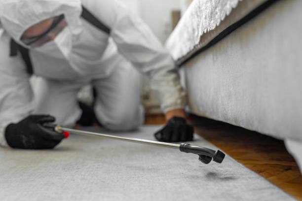 Professional Pest Control technician working in Jefferson County County, WI